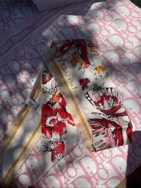 Dior Mitzah Scarf 100% Silk Mew GWP AMAZING